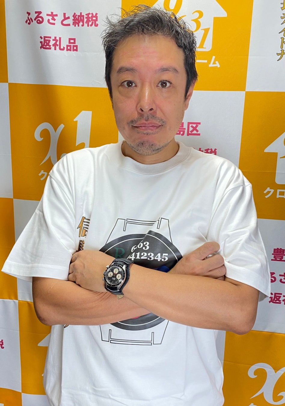 株式会社GLOBAL・DC 代表取締役社長・中村誠氏が「信長デイトナ」を装着
