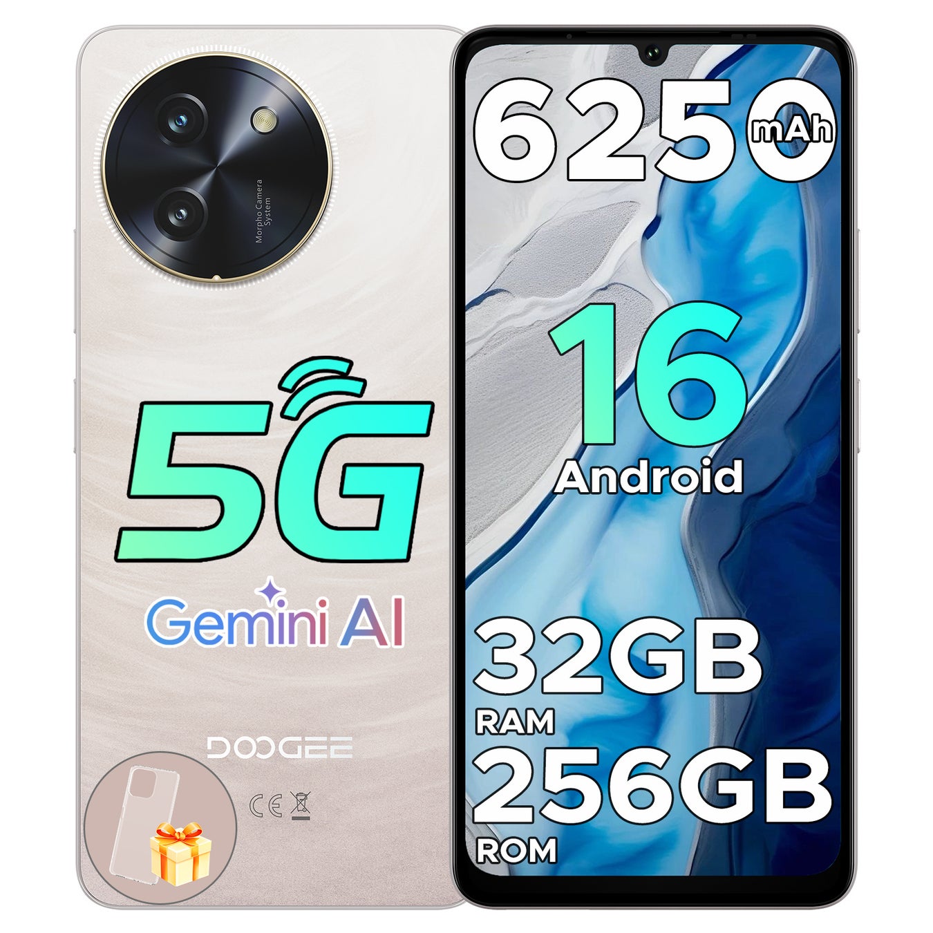 Android 16 × Gemini AI 搭載スマホ登場!5G対応 DOOGEE Note59 Pro が今、超お得セール中