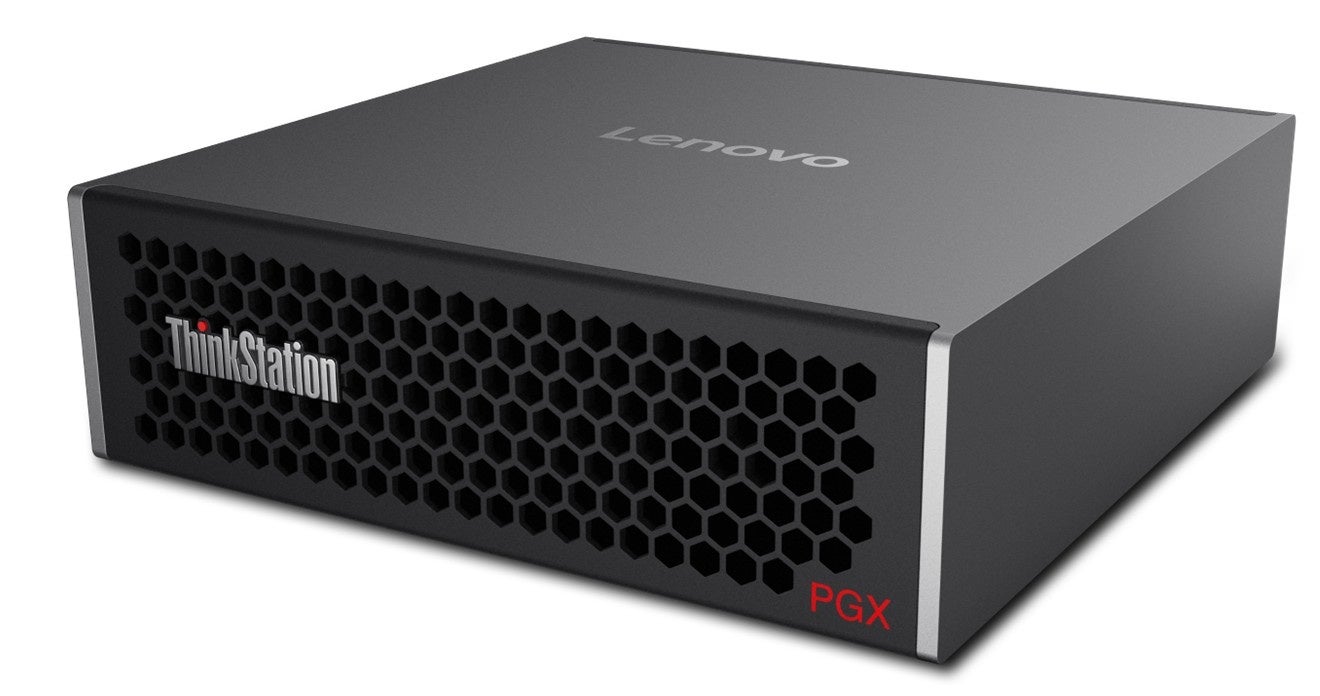 レノボ、手のひらサイズで最大1000 TOPS/1 PetaFLOPSの処理性能を実現したAIスーパーコンピュータ「ThinkStation PGX」を発表