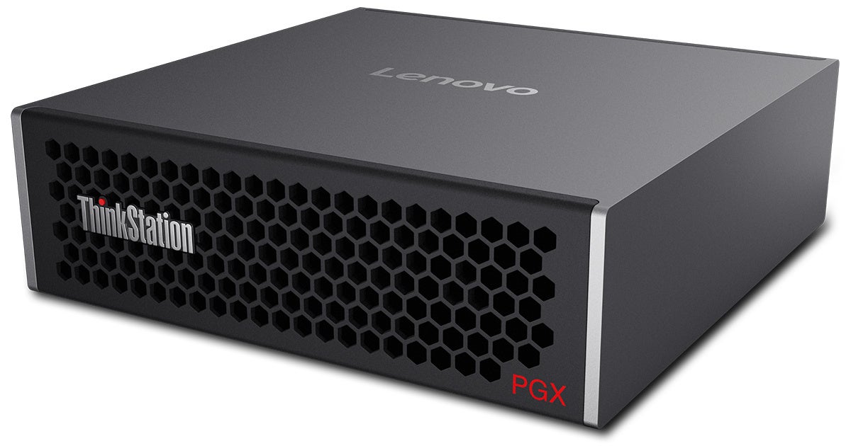 Lenovo社製、手のひらサイズの高性能AIワークステーション「ThinkStation PGX」の取り扱いを開始