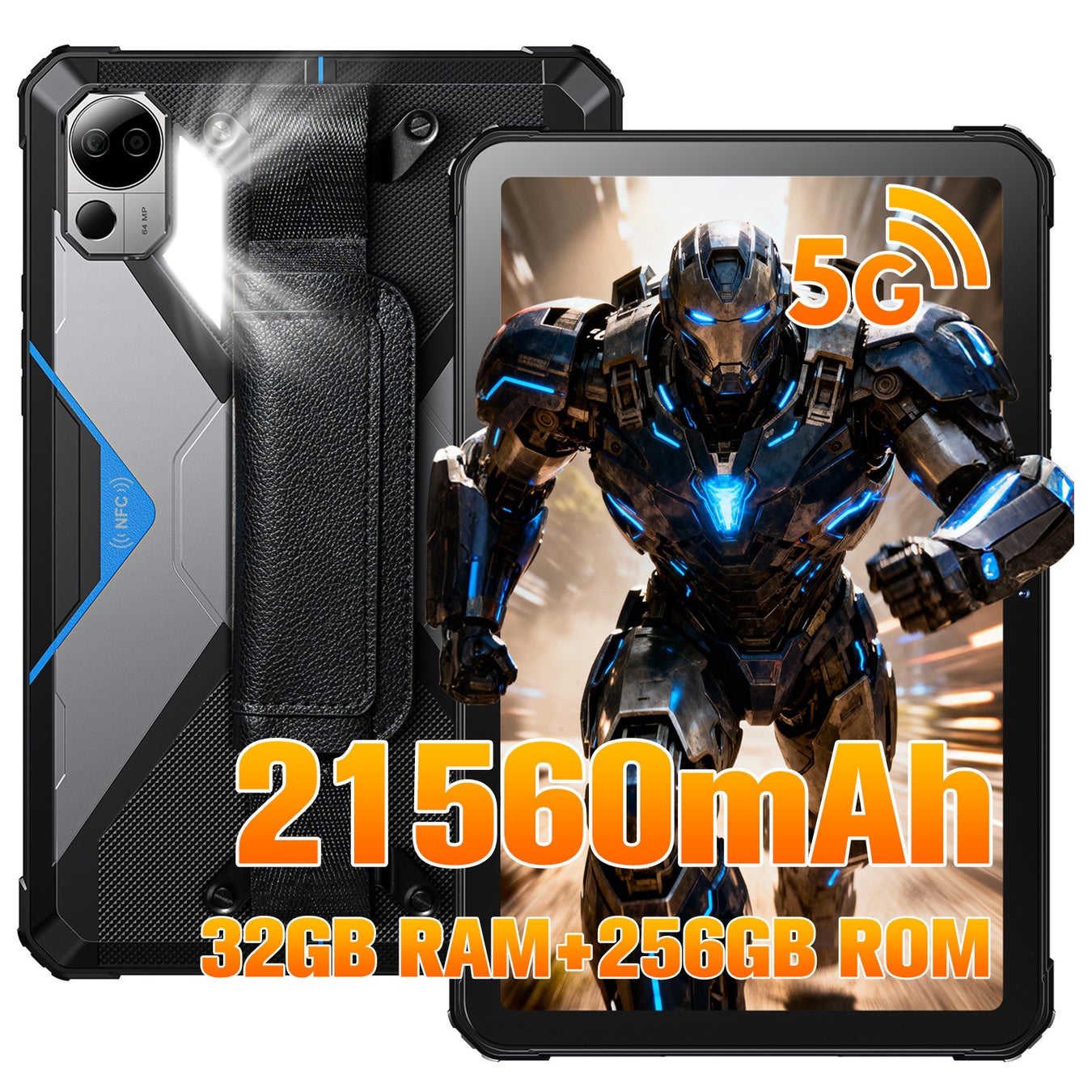 FOSSiBOT DT3新作発表！防水・防塵・耐衝撃の三防5Gタブレットが新発売
