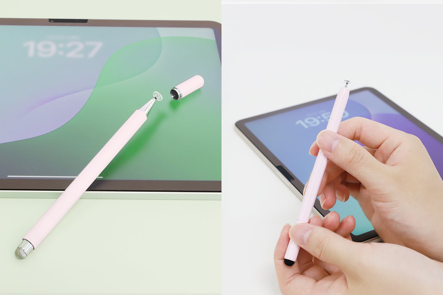 スマホ・タブレット対応2WAYタッチペン、キャップ式／スクリュー式の2モデルを同時発売（OWL-TPSE14／TPSE15）