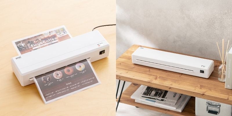 名刺サイズから最大A3サイズまで対応！すぐに使えるラミネーターを発売