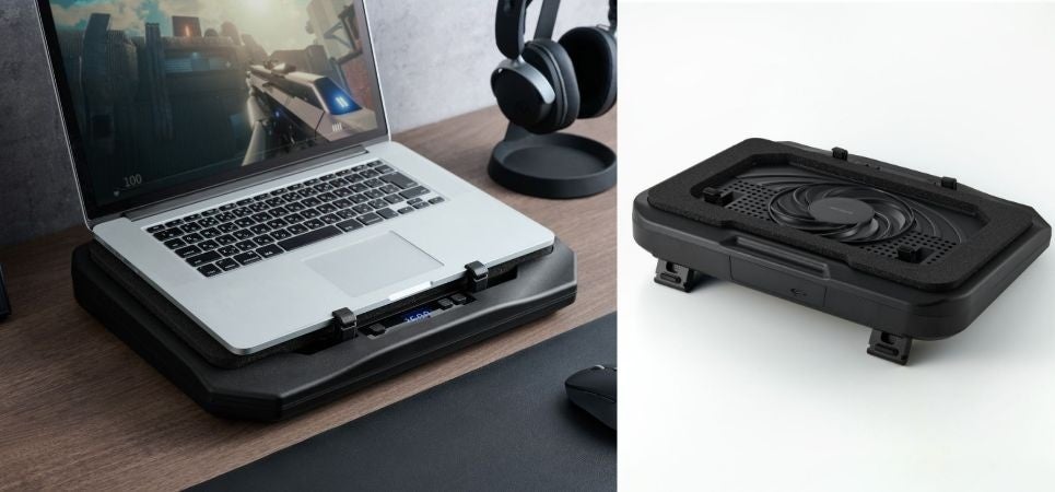 進化したパソコンに、進化した冷却を！AI PCの熱を逃がし、快適な作業環境を維持できる18インチまでに対応するノートパソコン用クーラーを新発売