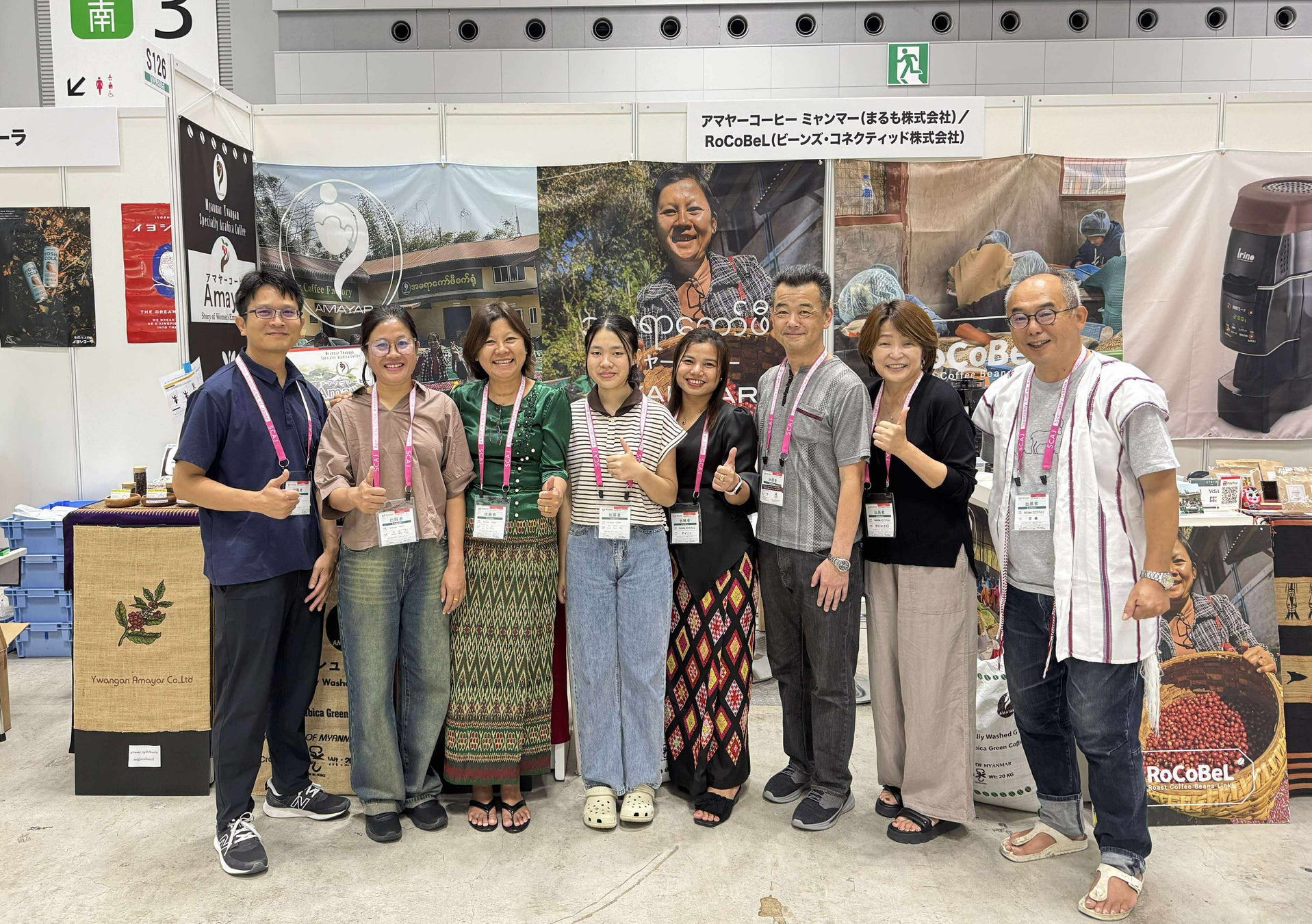 コーヒーの生産者が来日。ミャンマーのコーヒー農家から日本の消費者まで、国境を越えて人とひと、社会をつなぐConnected Coffeeの理念を出展ブースで具現化。【SCAJ2025開催報告】