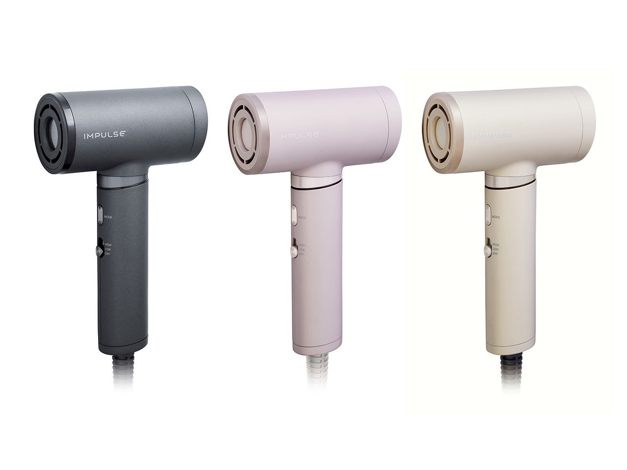 コンパクトなのに満足な速乾力!マイナスイオン搭載で髪を美しく乾燥させる「ハイスピードマイナスイオンドライヤー」インパルス新発売！