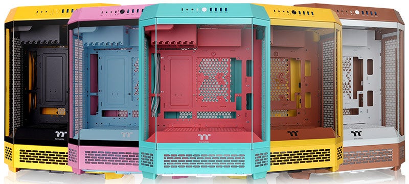 Thermaltake社製ミドルタワー型PCケース「The Tower 600」シリーズに、5色のカラーバリエーションモデル追加を発表