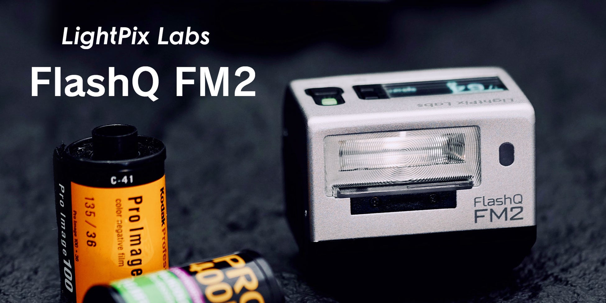 【ライトピックスラボ新商品】クラシカルなデザインの小型フラッシュ「フラッシュQ FM2」が登場