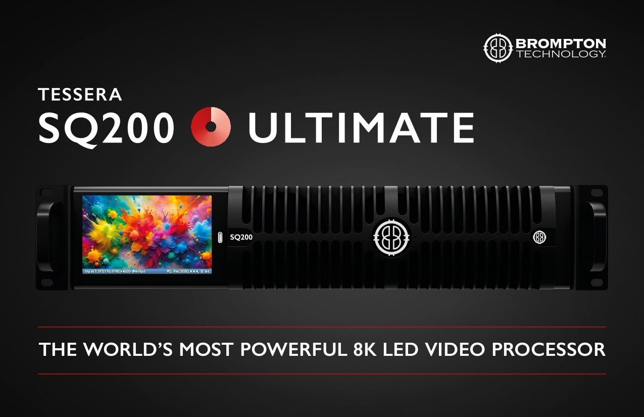 ARKVENTURES、Bromptonの次世代LEDプロセッサー「Tessera SQ200」を世界初導入