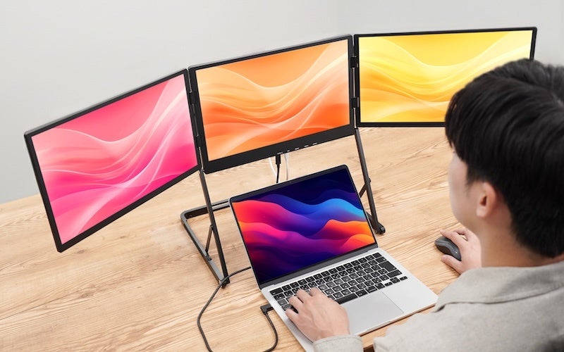 ケーブル1本で一気に4画面。ノートPCが最強のワークステーションに『映像出力がないUSBでも4画面にできる拡張モニター』を発売