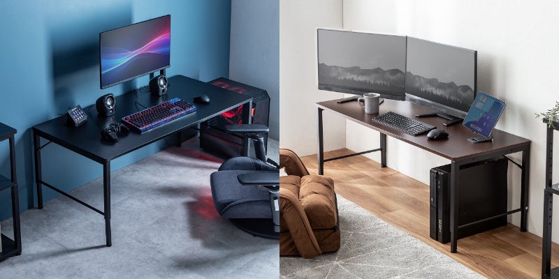 配線スッキリ、作業は広々。より使いやすく改良された幅120cmローデスクが12月11日に発売