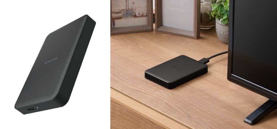 スマートフォンを2台同時充電!コンパクトサイズで持ち運びに便利な2ポートタイプのAC充電器を新発売