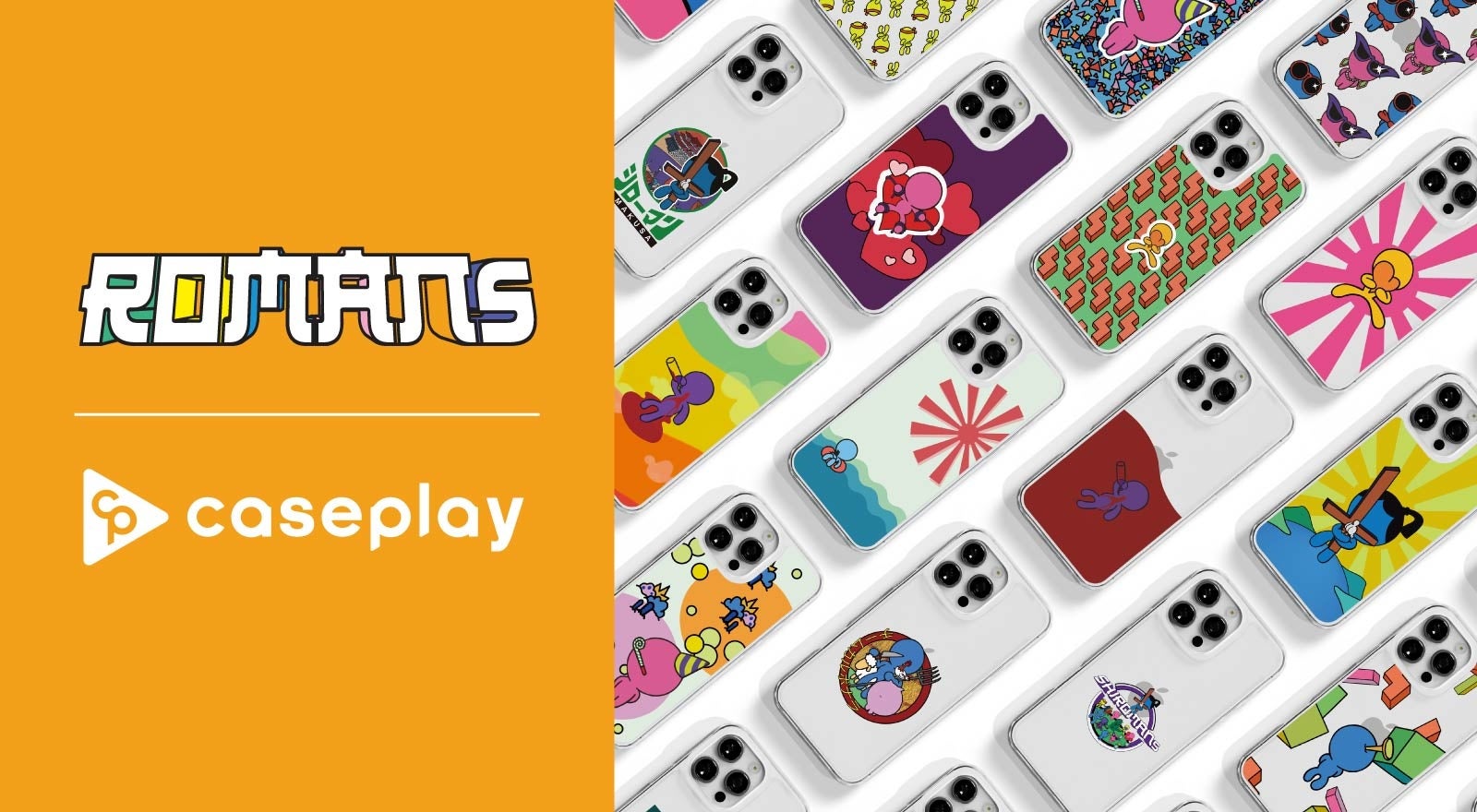 caseplayからイタリア・ローマ発のアートブランド「ROMANｓ」 のスマートフォンアクセサリー、第二弾が26デザイン×150機種以上のラインナップで登場！