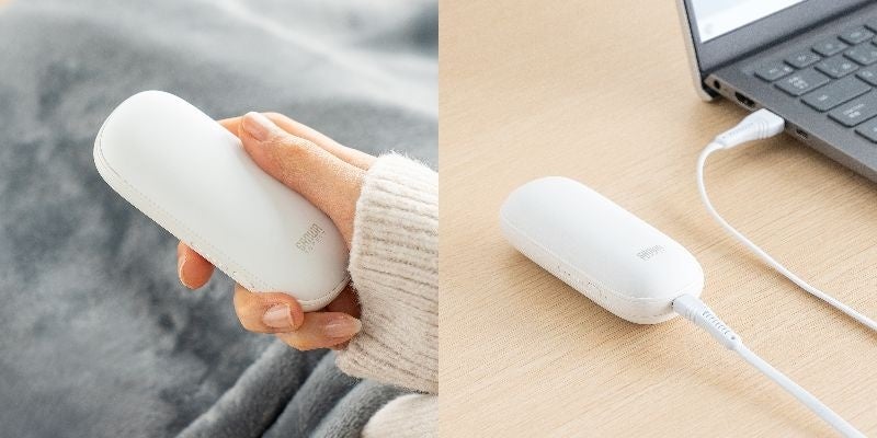 冬をもっと軽やかに。繰り返し使えるUSB-C充電式スリムカイロを新発売