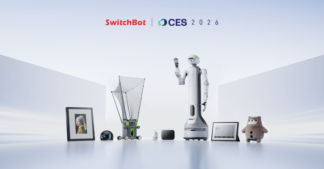 【SwitchBot】CES 2026出展レポート「Smart Home 2.0」でAIロボティクス企業へ。家事の概念を変えるヒューマノイドや思考を整理するウェアラブルなど次世代プロダクトを初公開