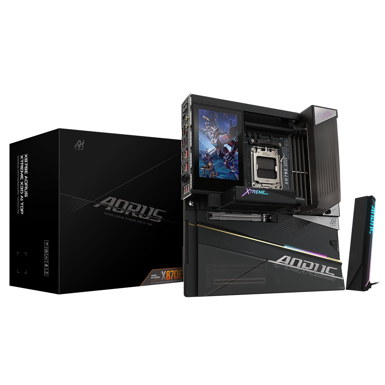 GIGABYTEより、AMD X870E チップセット搭載最上位 ATX マザーボード「X870E AORUS XTREME X3D AI TOP」発売