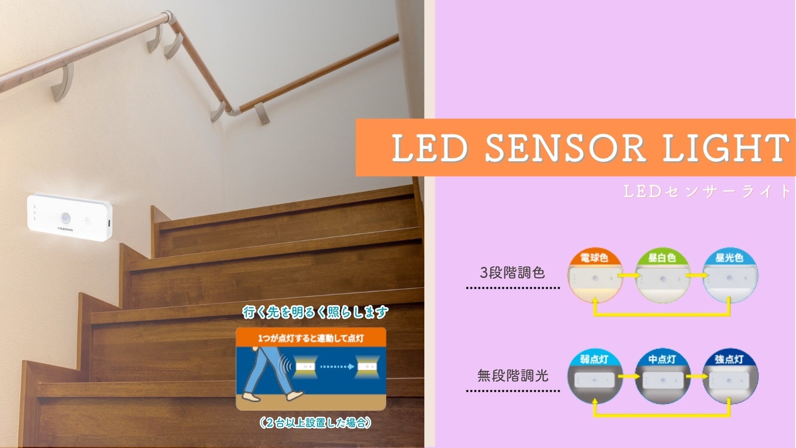 連動ナイトライトを発売