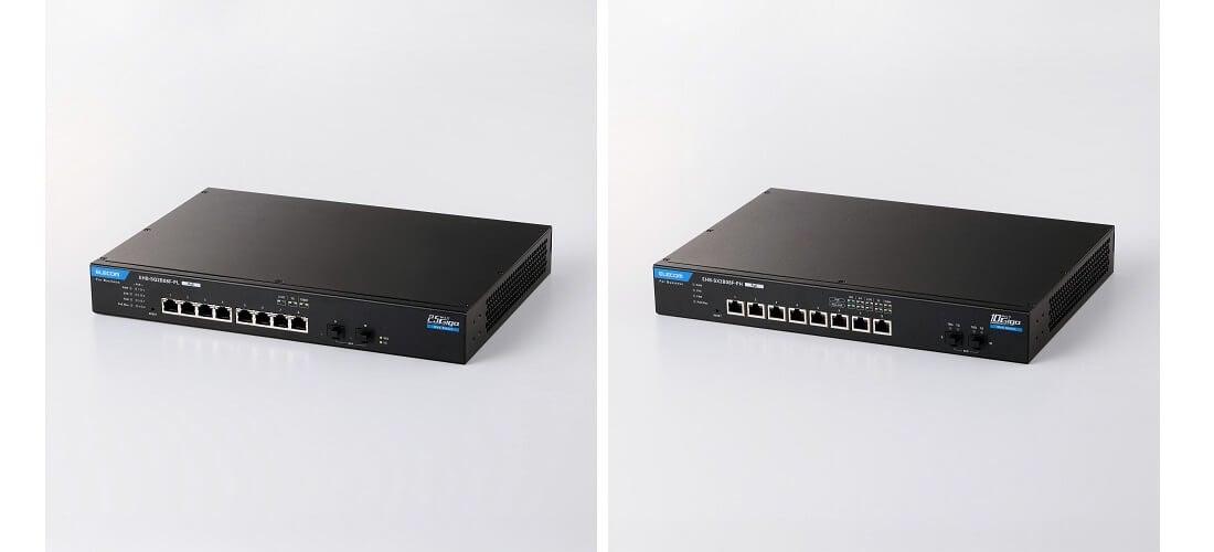 マルチギガでネットワークの高速化をサポート！全8ポートがPoE給電対応の10Gと2.5Gの2モデル、レイヤー2マルチギガPoE Webスマートスイッチを新発売