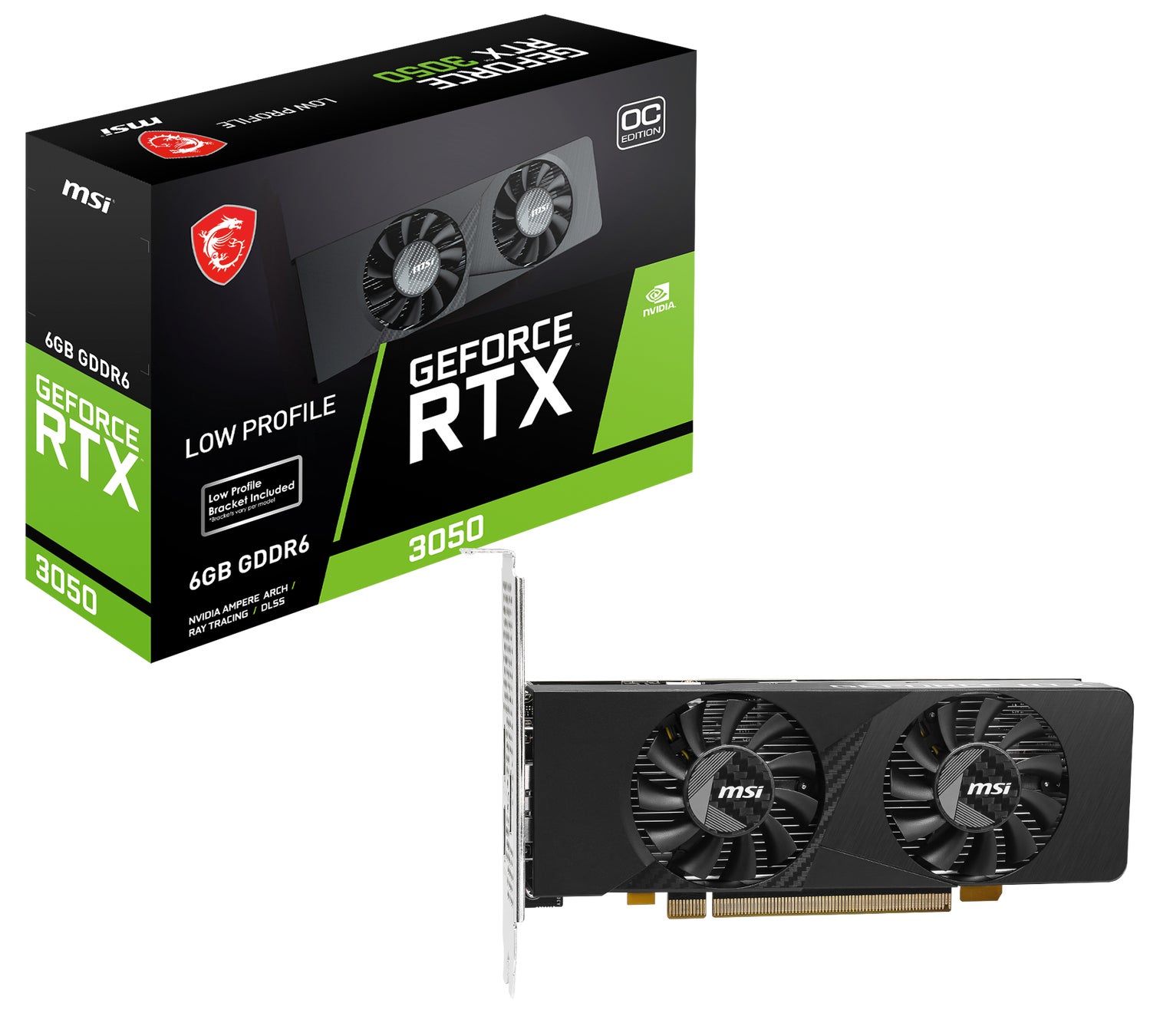 MSI、GeForce RTX™ 3050を搭載したグラフィックスカード「GeForce RTX™ 3050 LP E 6G OC」発売のお知らせ