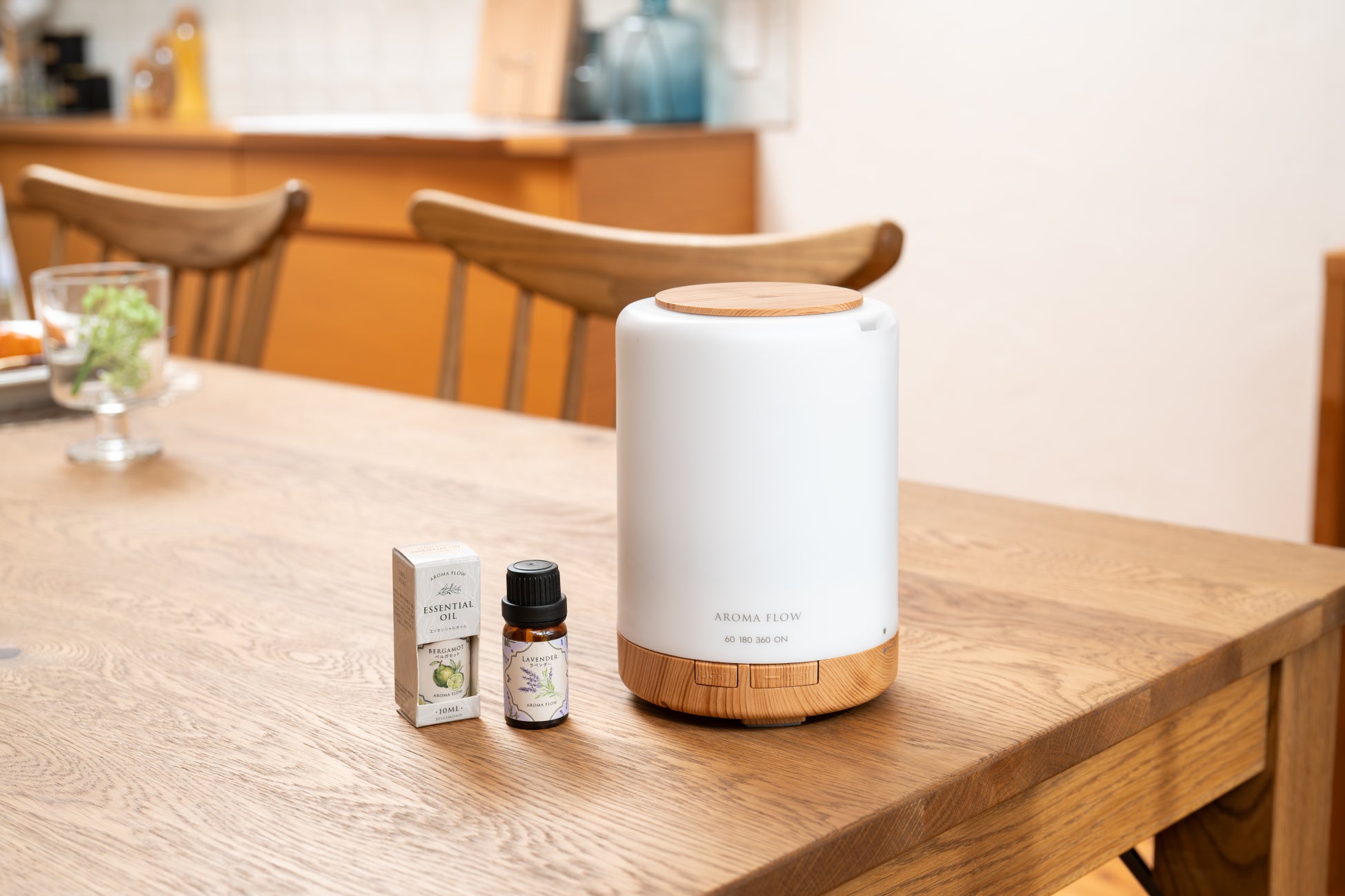 アロマディフューザー『AROMA FLOW -Minamo-』楽天市場カテゴリランキング1位を獲得、花粉シーズンが本格化する中で需要高まる木目調の超音波式モデル