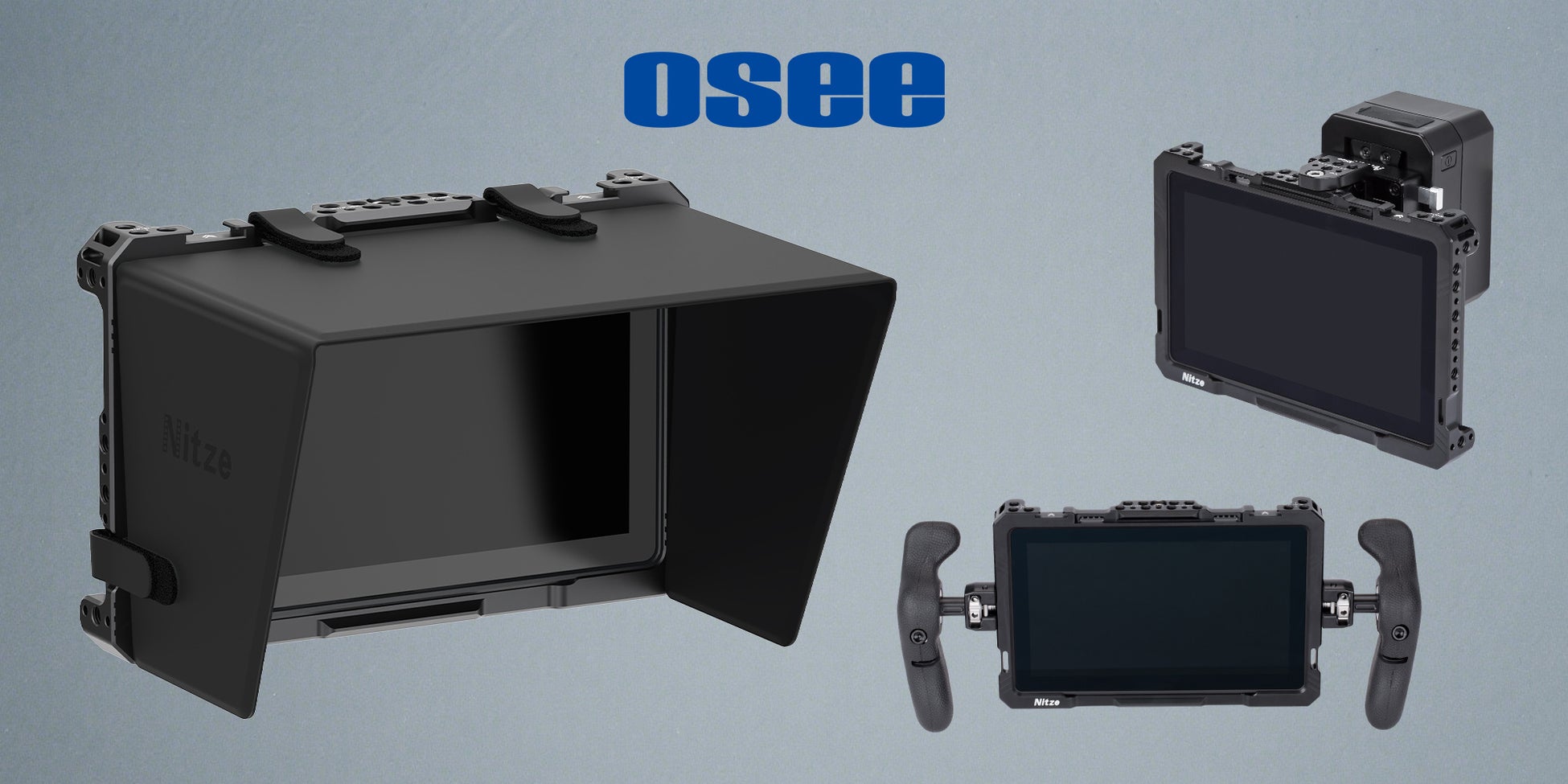 【Osee（オーシー）新商品】快適な運用を追求。オーシー「G7プロ」7インチモニター対応のアクセサリーが登場