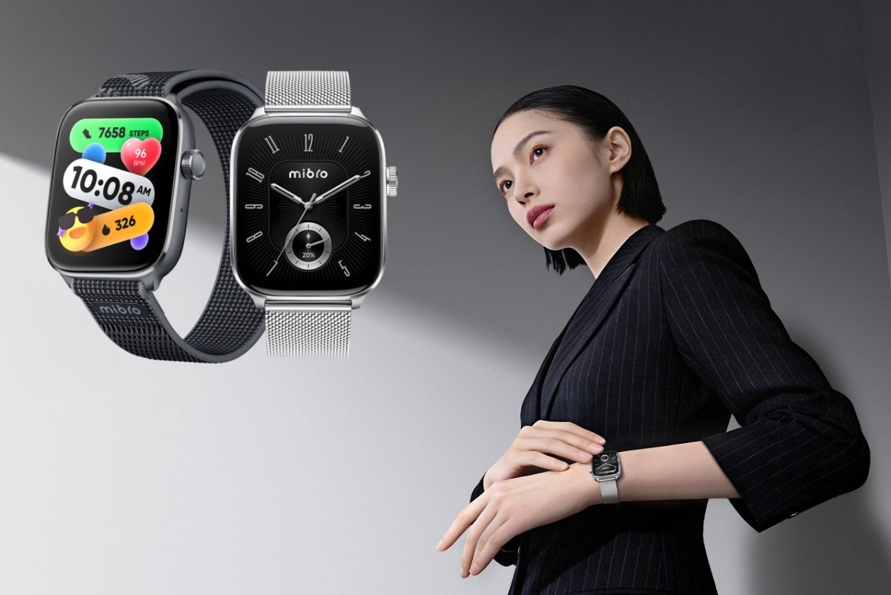 軽量大画面でAIアシスタント搭載のスマートウォッチMibro Watch Fitが発売