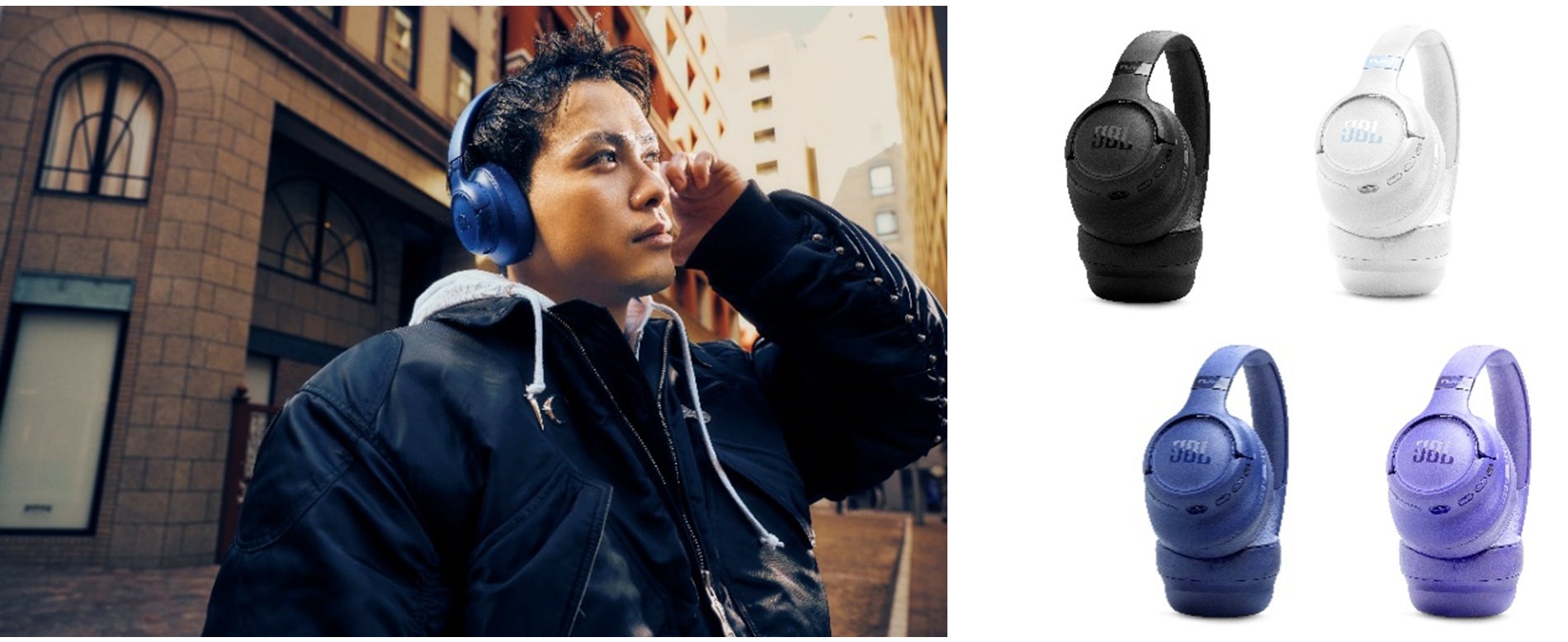 独自の空間サウンドに対応し最大約76時間再生のロングバッテリーハイブリッドノイズキャンセリング機能でより高い没入と静寂を提供するワイヤレスオーバーイヤーヘッドホン「JBL Tune 780NC」新発売