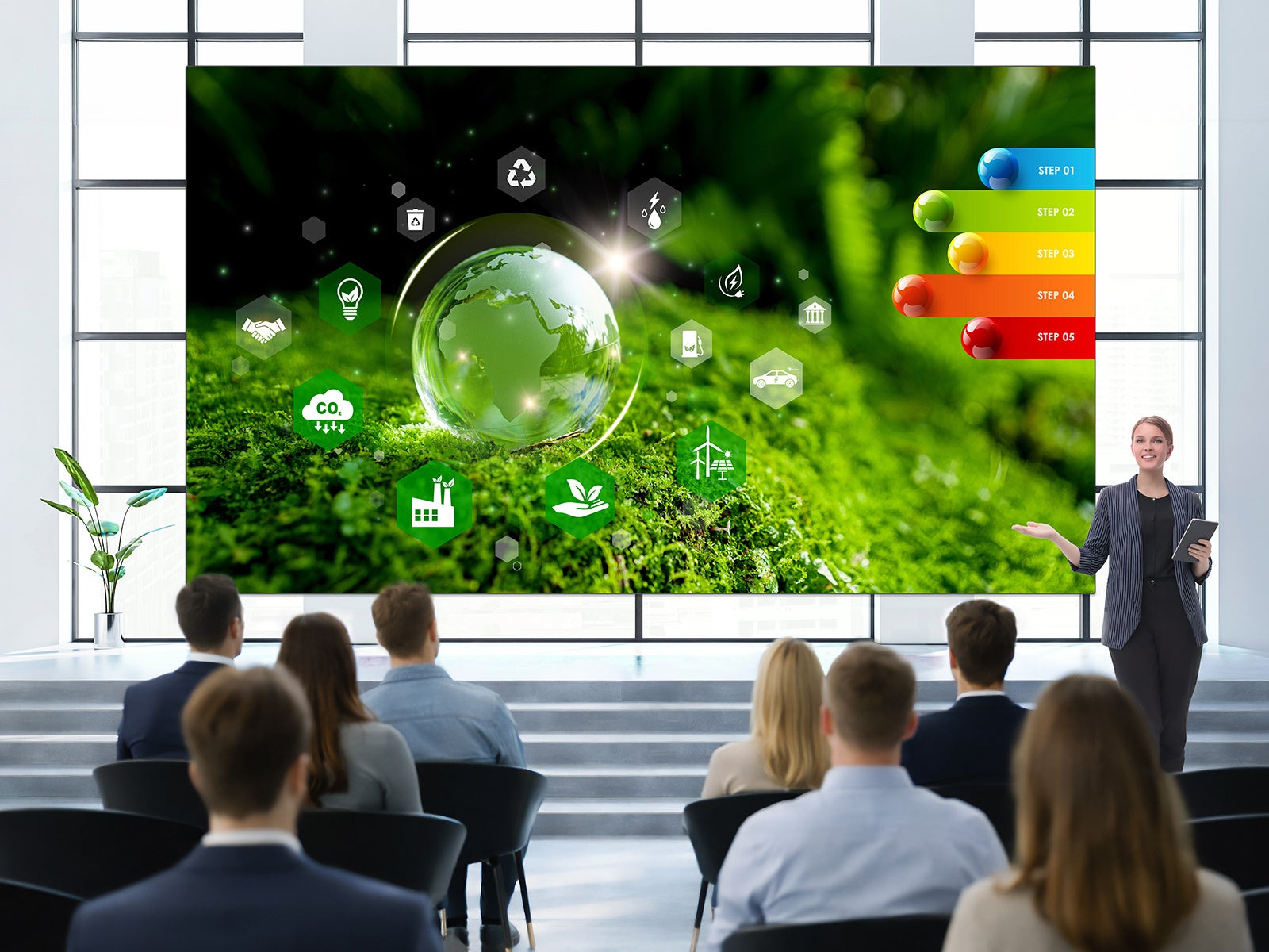 一体感ある大画面と省施工を実現するLEDディスプレイ「TL-55LV12AJ」を発売