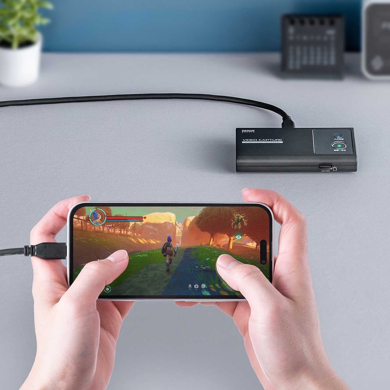 USB-Cでの映像入力で画面を録画できる！パソコン不要のビデオキャプチャーを発売