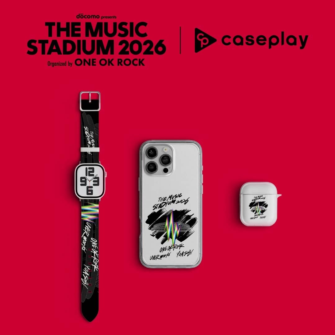 caseplayから「 docomo presents THE MUSIC STADIUM 2026 organized by ONE OK ROCK 」 のスマートフォンケースが登場！
