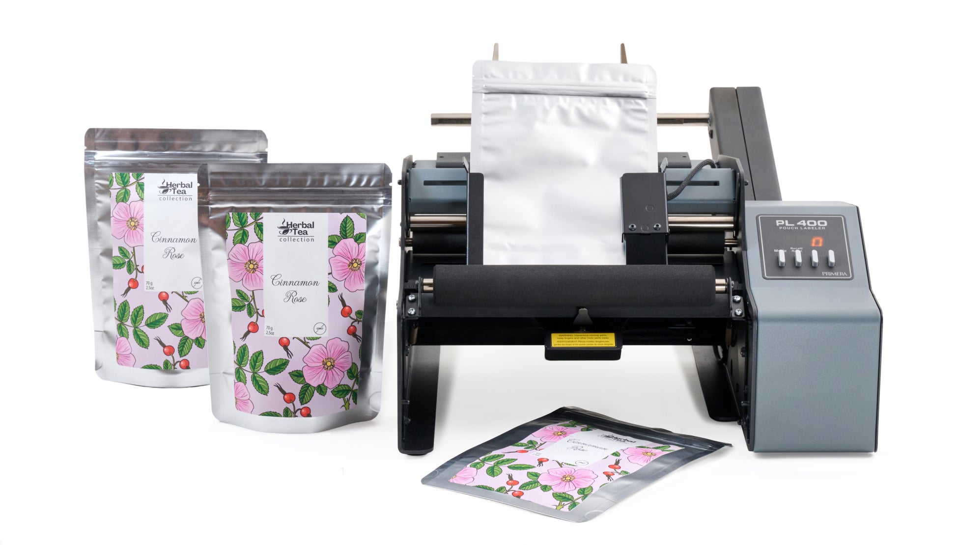 兼松、米国Primera社製 半自動パウチラベラー「PL400」の国内販売を開始