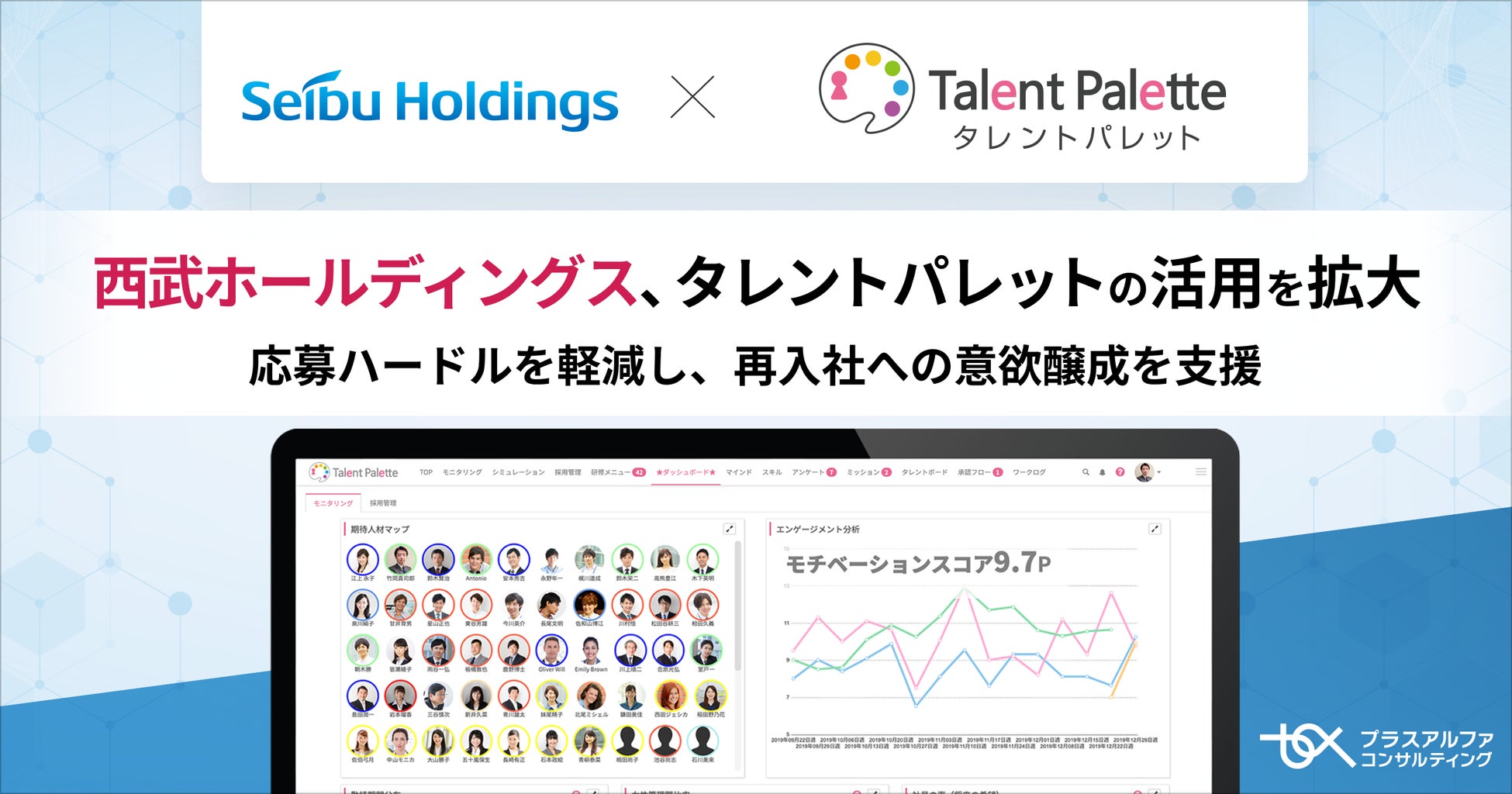 西武ホールディングス、「タレントパレット」の活用をアルムナイ採用にも拡大