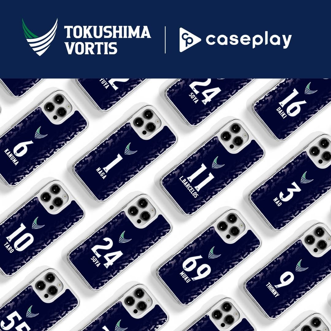 caseplayからサッカーJ2リーグ「徳島ヴォルティス」の百年構想リーグ限定ユニフォーム「AWAODORI SPECIAL UNIFORM」デザインのスマートフォンアクセサリーが登場！
