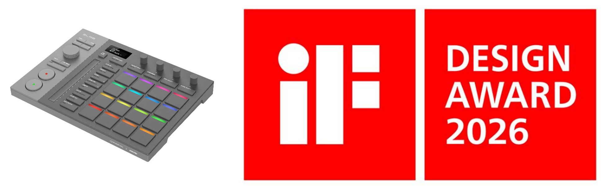 AlphaThetaの音楽制作コントローラー「SLAB」が国際的に権威あるデザイン賞「iFデザインアワード 2026」を受賞