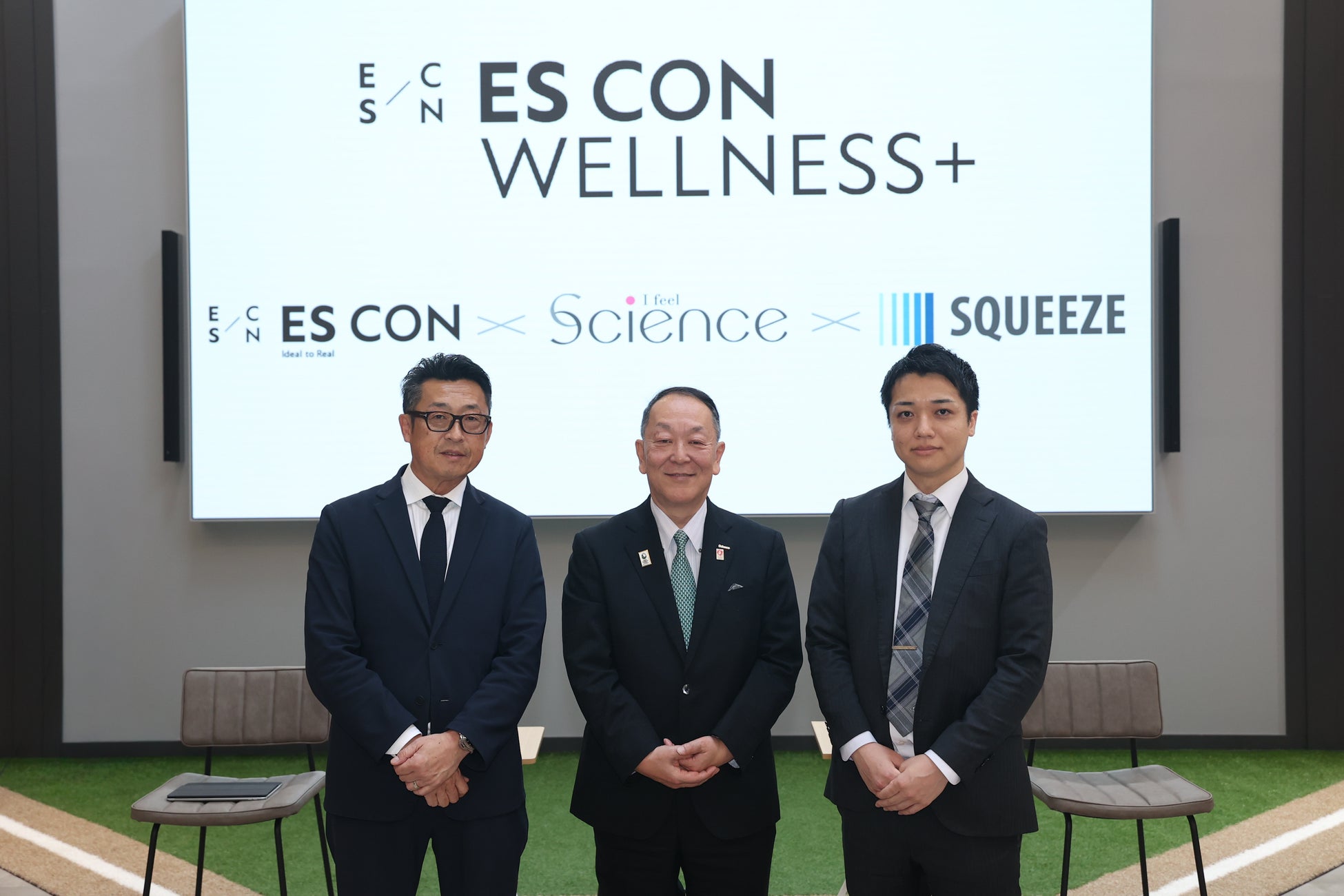 【北海道初】SQUEEZE運営ホテルに「ミライ人間洗濯機」導入 エスコン×サイエンス×SQUEEZE 3社合同記者会見を実施