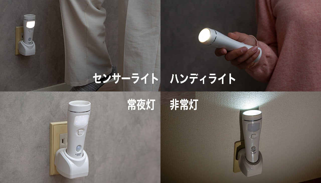 株式会社太知ホールディングスは「もしものときも頼れるライト」　マルチセンサーライト【KBN-504】を発売