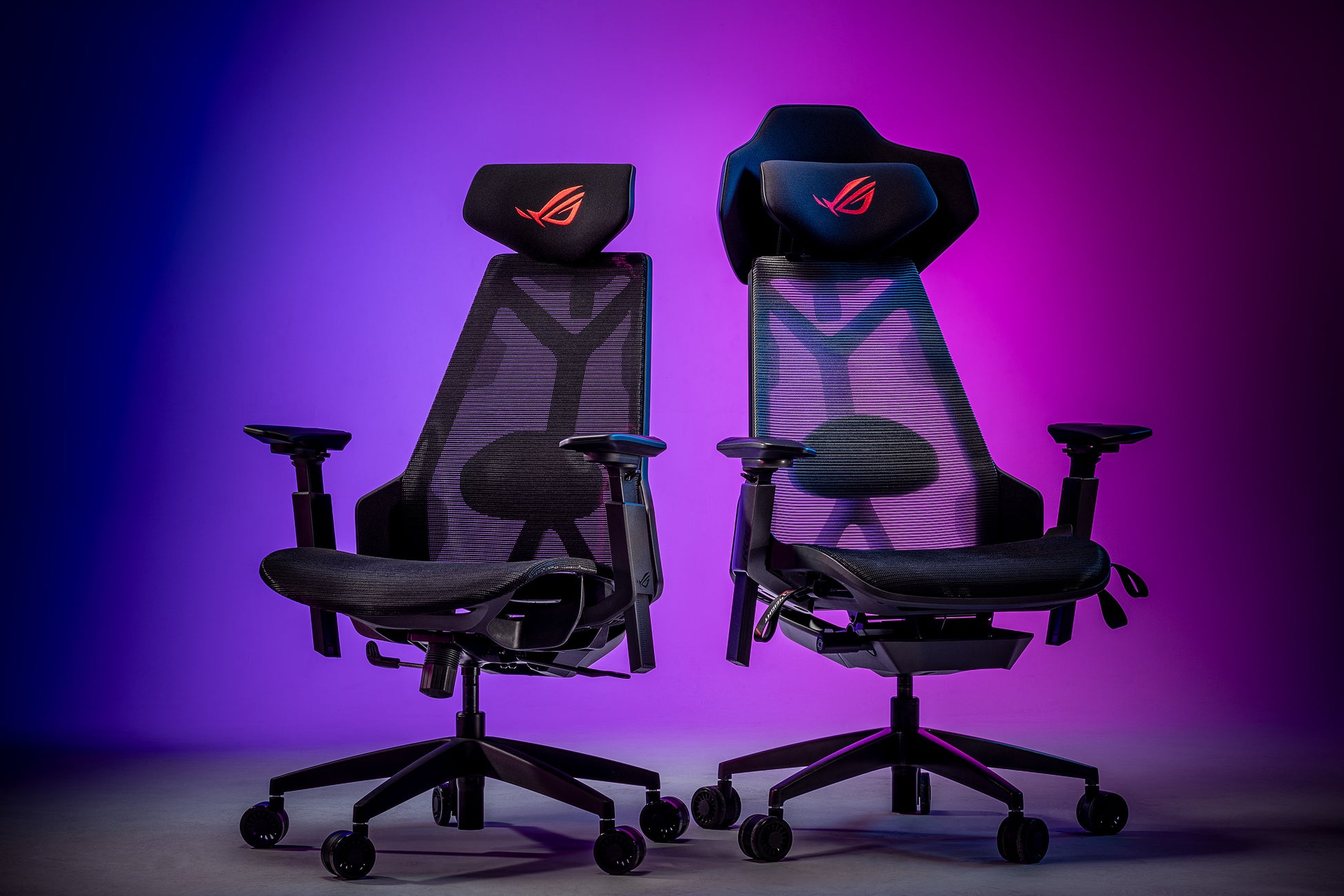 未来感あふれるサイボーグ風デザインのゲーミングチェア、ROGより遮音パネルを備えたROG Destrier Ergoおよび、ROG Destrier Core シリーズを発表