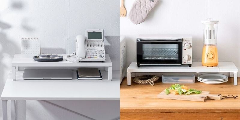 デスクがスッキリ整う！スチール製モニター台の新色を発売