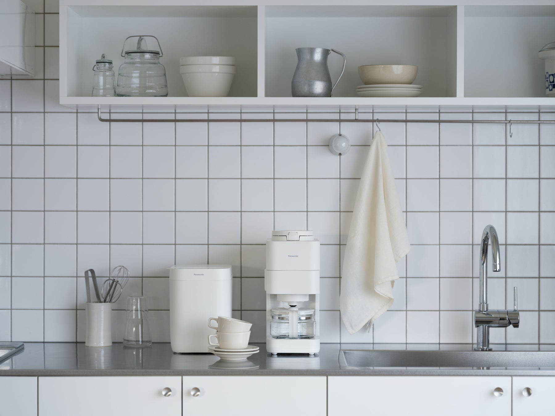 手軽に挽きたてのおいしさを楽しめるコンパクトな全自動コーヒーメーカー NC-A58 新色のホワイトを発売