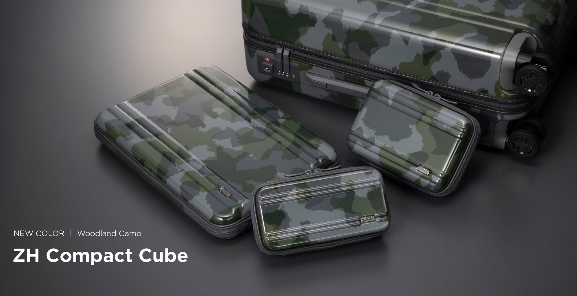 ガジェット収納に最適。ZERO HALLIBURTONから、ラゲージ発想のケースコレクション「ZH-Compact Cube」に新色登場