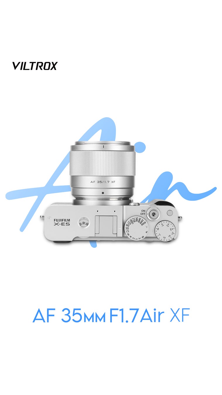 Viltrox AF 35mm F1.7 AIR 富士フイルムXマウント用シルバー 新発売人気の「AIR」シリーズに待望のシルバーカラーモデルが登場