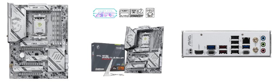 MSI、大容量 64MB BIOS ROMを搭載し、次世代CPUに対応可能なX870Eチップセット搭載マザーボード「MAG X870E GAMING PLUS MAX WIFI」を発売