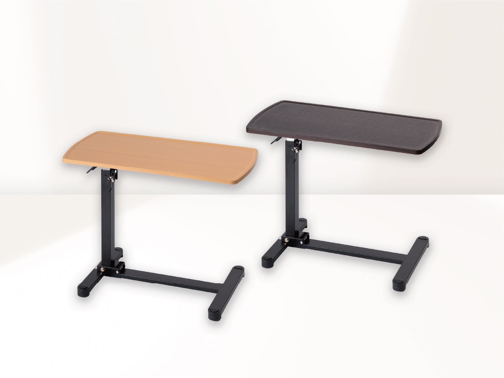 レバー操作で快適・便利な高さにできる「折りたたみガス式昇降テーブル」が新登場