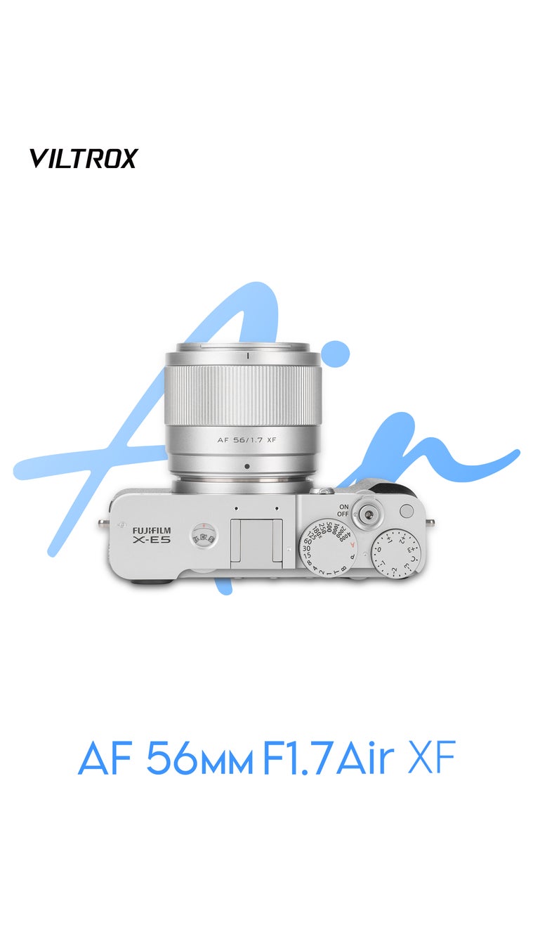 Viltrox AF 56mm F1.7 AIR 富士フイルムXマウント用シルバー 新発売人気の「AIR」シリーズに、待望のシルバーカラーモデル第2弾が登場。