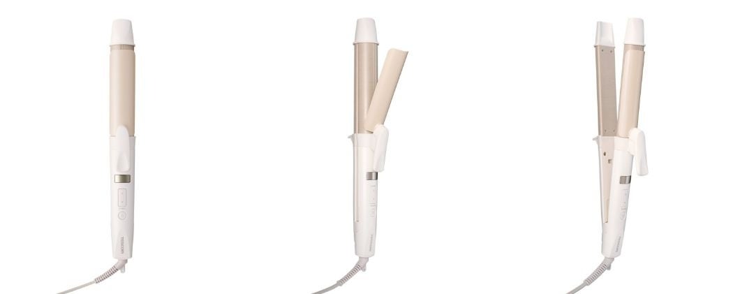 シルクコーティング(TM)搭載で、うるおい・カラーキープ、ツヤ仕上げ。ストレートもカールも1本で自在に。「プロテクトイオン 2WAYヘアアイロン」新発売