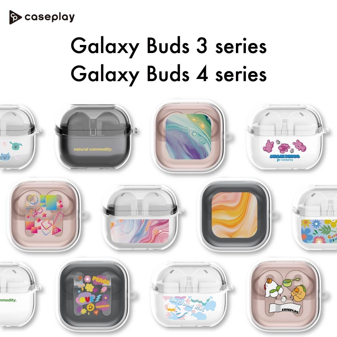 caseplayのワイヤレスイヤホンケースにSamsung Galaxy Buds3/4シリーズが登場！