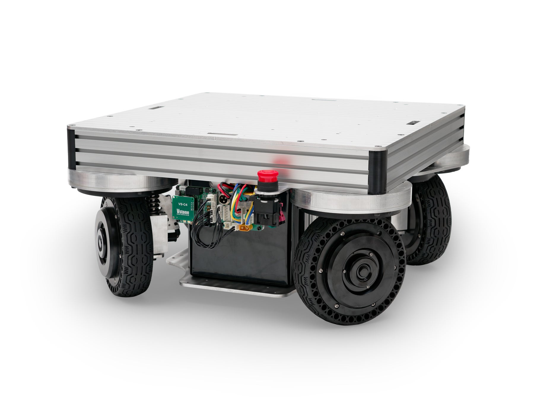 可搬重量約120kg ・ ROS 2対応 ・ 大容量バッテリー搭載　研究開発用台車ロボット 4WDSローバーX120A-LB 発売