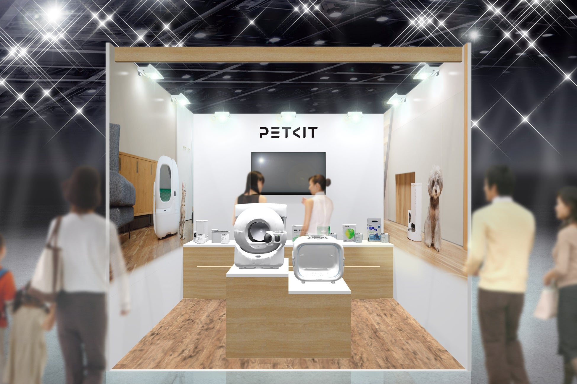世界で500万人が愛用するペット家電ブランド PETKIT（ペットキット）が、4月2日から開催される日本最大級のペットイベント「インターペット東京」に出展します。