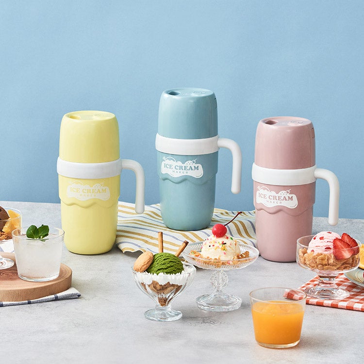 体の内側から冷やして効率的に熱中対策！話題のアイススラリーやこだわりアイスも自動で作れる「アイスクリームメーカー」をLife on Productsより新発売