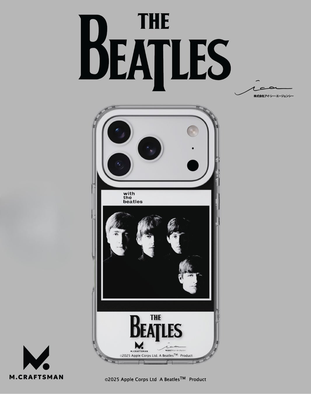 伝説のアルバムが手元で蘇る。M.Craftsman、公式ライセンス商品『With The Beatles』iPhoneケースをAmazonにて販売開始